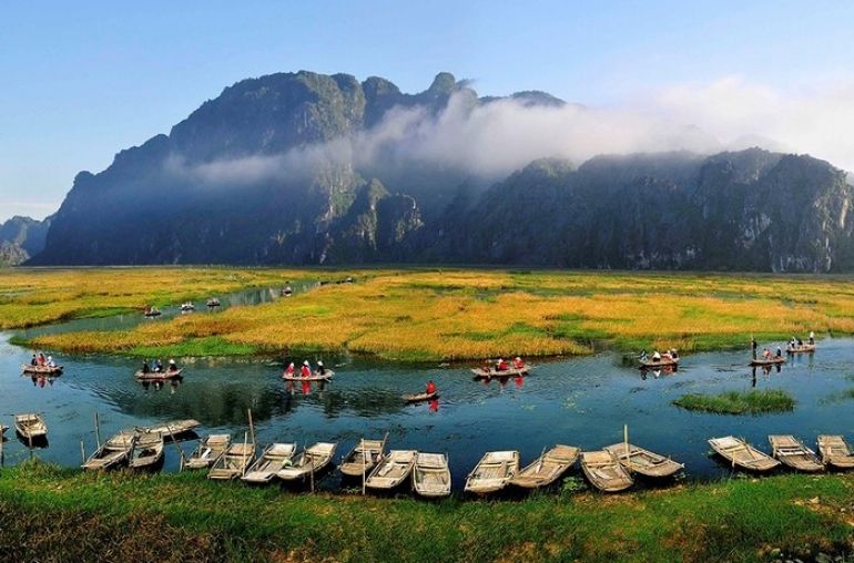Ninh Binh Full Day Tour Visiting Van Long Kenh Ga With Sampan Boat