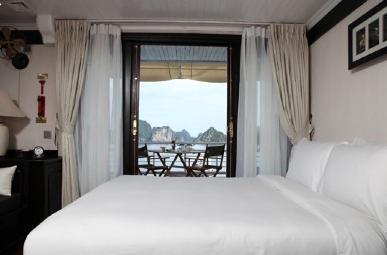 Double private balcony