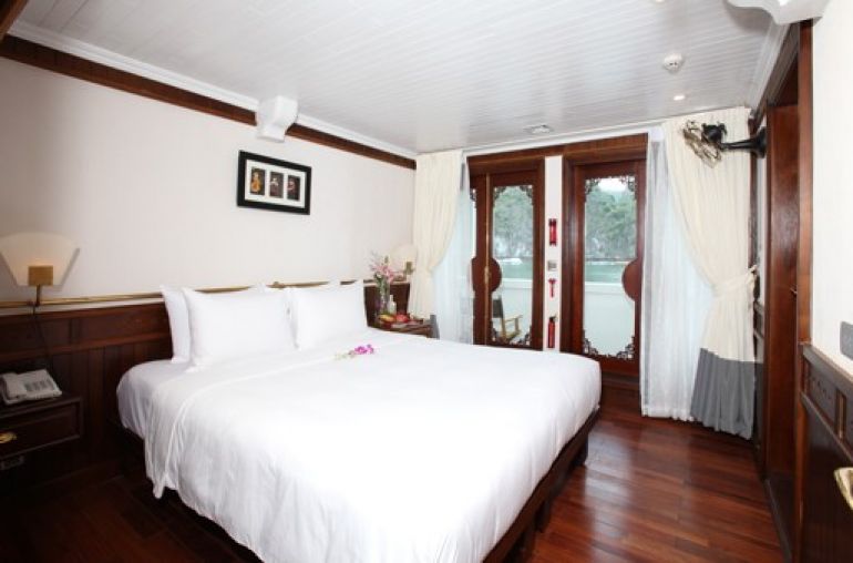 Double private balcony